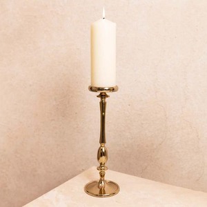 2025 meilleur vendeur décoratif en laiton bougeoir pilier pour le décor de centres de table de mariage meilleur vendeur - Product Image 2