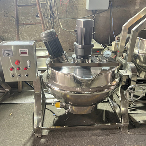 600L đồ uống dọc SUS304 sus316l dọc trọng ấm đun nước thực phẩm Trọng sưởi ấm ấm Ấm đun nước với homogenizer - Product Image 4