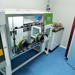 Caja de Guantes de Laboratorio de Acero Inoxidable con Gas Inerte y Puertos para Guantes, para Cultivo de Células Microbianas - Product Image 1