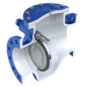 Válvula de Retención Manual de Acero al Carbono, Cumple con NACE MR0175, para Fluidos Oleosos a Altas Temperaturas - Product Image 1