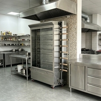LIBERMANN Machine à Kebab Doner Automatique Rotative au Gaz de Haute Qualité, 6/8 Broches, Rôtissoire à Viande, Gril à Poulet – Vente en Gros
