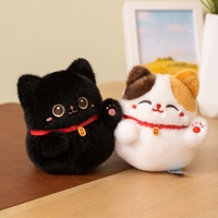 Grosir Pabrik Boneka Kucing Keberuntungan Kawaii, Boneka Maneki Neko Lembut, Boneka Kucing Pembawa Keberuntungan untuk Dekorasi Rumah dan Hadiah Bisnis