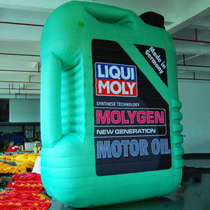 Modèle de fût à huile gonflable géant Liqui Magic avec accessoire souffleur pour la promotion de la marque, accessoires de présentation - Product Image 2