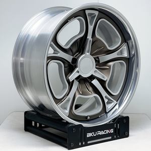 Jantes Bku forgées en 2 parties 5x120.65 pour <span class=keywords><strong>Chevrolet</strong></span> <span class=keywords><strong>Corvette</strong></span> C1 <span class=keywords><strong>C2</strong></span> C3 C4, jantes en alliage personnalisées de 16, 17 et 18 pouces - Product Image 1