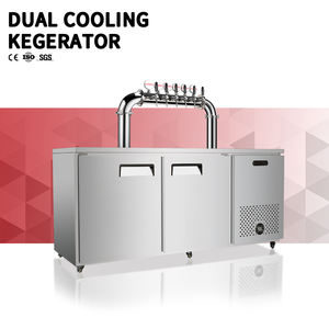 Distributeur de bière commercial personnalisé à six robinets, type tour de refroidissement et Kegerator, pour les marchés internationaux - Product Image 1