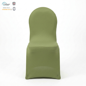 Funda Elástica para Silla de Banquete de Hotel, Color Marfil, Calidad Hotelera, Ajustable, para Eventos - Product Image 1