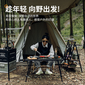 IGT Outdoor Portable Gas Stove <b>Silver</b> Windproof Folding Camping Picnic <b>Grill</b> High Power With Ignition Device - Product Image 5
