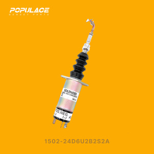 1502-24D6U2B2S2A วาล์วโซลินอยด์ตัดเชื้อเพลิงสำหรับเครื่องกำเนิดไฟฟ้าดีเซล12V 24V ชิ้นส่วนโซลินอยด์หยุด - Product Image 5