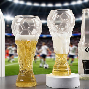 แก้วเบียร์ทรงสูง ความจุเยอะ ทำจากแก้วบอโรซิลิเกต ลายฟุต<span class=keywords><strong>บอล</strong></span> สำหรับงานฉลองฟุต<span class=keywords><strong>บอล</strong></span><span class=keywords><strong>โลก</strong></span> งานเลี้ยงดูบอล - Product Image 1