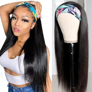 Yeswig Rambut Manusia Remy Virgin Brasil Wig Penjual Grosir Mesin Buatan Tidak Ada Lace Glueless Wig untuk WANITA HITAM