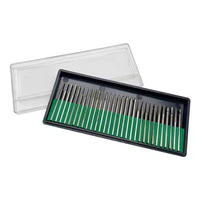 30 pièces/boîte – Kit universel d'aiguilles de meulage électriques diamantées à prix abordable – Embouts de meulage pour perçage, gravure et outils de travail du pierre