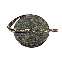 Sangle tissée personnalisée en gros, motif camouflage imprimé, en nylon imperméable, jacquard 100% polyester, paiement par PayPal