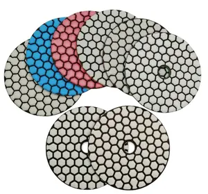 4 Zoll 100mm Schleif scheibe Flexible Schleif scheibe Resin Bond Dry Diamond Polier pad für Granit Marmor Stein quarz