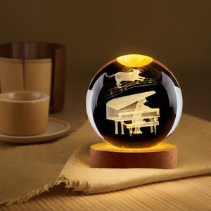<span class=keywords><strong>Precio</strong></span> al por mayor 3D grabado láser Sistema Solar planeta esfera bola de cristal regalos de recuerdo bola de cristal - Product Image 6