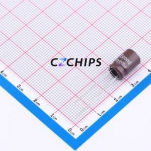 Condensador Electrolítico de Aluminio de 1000uF 10V 8x12GL de Montaje Pasante, D8xL12mm 1000uF 20% 10V 860mA-100kHz - Product Image 1