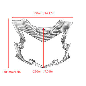 Cubierta Lateral de Faro Delantero para Motocicleta XXUN para Suzuki <span class=keywords><strong>GSX</strong></span>-<span class=keywords><strong>S750</strong></span> <span class=keywords><strong>GSX</strong></span> <span class=keywords><strong>S750</strong></span> 2017 2018 <span class=keywords><strong>2019</strong></span> 2020 2021 2022 - Product Image 6