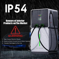 Chargeur de véhicule électrique à énergie solaire avec stockage de batterie LiFePO4 de 60 kWh, connecteur de chargeur DC GBT de 60 kW