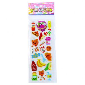 <b>Scrapbooking</b> Bullet Journal Toy Candy Donuts Food Hamburger Puffy Variety Pack Dinosaurs 3D Stickers for Kids - Product Image 6