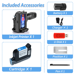 Expiration Date Stamp Hand Held Inkjet Batch Code Printing <strong>Coding</strong> Machine for Portable Handheld Inkjet Printer - Product Image 5
