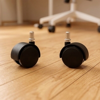 Roulettes en PP de 4 pouces avec roues en PU, pivotantes et silencieuses, capacité de charge de 10 kg, pour chariots de table à manger et chariots de nettoyage – Vente directe usine en gros