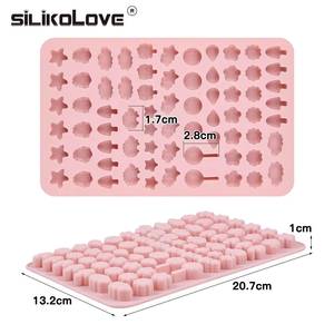 MUYULINS factory multi-cavity cartoon animal flower-shaped candy LFGB platinum BPA-free <b>silicone</b> gummy mold - Product Image 4