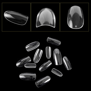 120 faux ongles en gel souple ultra fins et mats, couvrance totale, formes Ballerina, Coffin, Amande, Ovale, Stiletto, Carré, en kit boîte - Product Image 6
