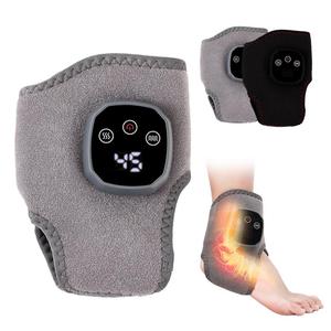 0728 4-in-1 Foot Ankle Calf Wrap <b>Massager</b> Belt Pain Relief Cordless Heating Vibration Compact Design Home Use - Product Image 4