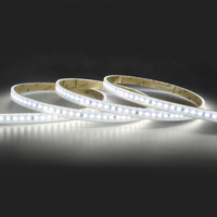 Bande LED en cuivre 2835 SMD, 100lm/W, 220V/230V AC direct, étanche IP65, 50m/rouleau, blanc chaud, garantie 3 ans