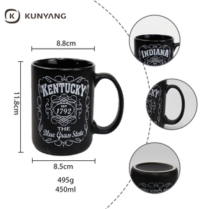 Taza <span class=keywords><strong>de</strong></span> Café <span class=keywords><strong>de</strong></span> Cerámica Personalizada <span class=keywords><strong>de</strong></span> 15 oz, <span class=keywords><strong>Precio</strong></span> <span class=keywords><strong>de</strong></span> Fábrica, Acabado Mate, Venta al Por Mayor - Product Image 3