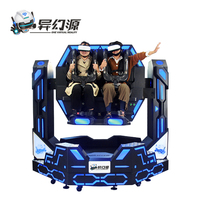 Kit complet de machines de jeu Vr, montagnes russes, 1080 degrés, 9D, montagnes russes, pour parc d'attractions, simulateur Vr