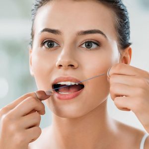 Enfileur de fil dentaire pour le nettoyage des dents avec des appareils orthodontiques Bridges Implants - Product Image 4