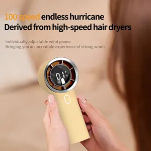 SHOUMING Portable Type C Handheld Fan Table Fan Summer Must Have Rechargeable Battery Portable Air Cooling Mini Fan