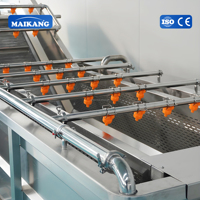 Máquina Multifuncional Personalizable para la Producción de Frutas y Verduras: Lavado, Corte, Escaldado y Congelación