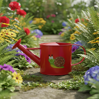 Arrosoir pour enfants Kimleyda 1L en acier galvanisé écologique, ensemble d'accessoires de jardinage