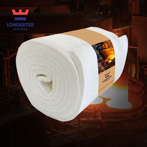 Hoch temperatur Günstige Keramik faser decke Preis 1260 128Kg/m³ Dichte Keramik faser decke - Product Image 1