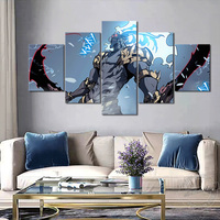 HD Picture Solo livellamento carta da parati Anime pittura a olio divano sfondo decorazione di arte della parete tela pitture parete adesivo regali di Natale