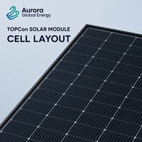 Module PV Bifacial 660W avec Tolérance de Puissance Réglable, Emballage Personnalisé Disponible pour les Distributeurs Solaires Étrangers, en Stock