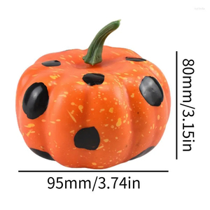 6 pièces de décorations artificielles de table, style ferme, en forme de citrouille, accessoires de photographie pour Halloween, automne, Noël, en mousse végétale - Product Image 5
