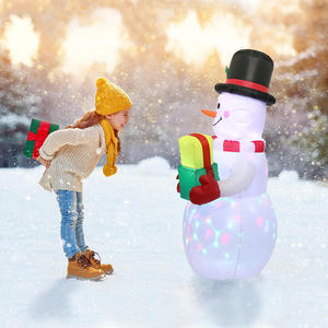 Sistema de Compras en Línea Always Online, Decoración Navideña, Muñeco de Nieve Inflable con Luces, Agente de Envío Directo, Siempre en Línea - Product Image 1