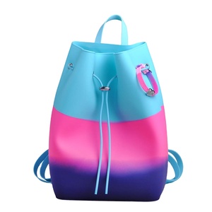 <b>Backpack</b> Colour Outdoor Sports/swimming/yoga/camping/trip Bag Rainbow Stylish Silicon Waterproof for Girls and <b>Children</b> Fashion - Product Image 1
