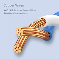 Cable de Conexión Linkwylan 40G Cat8, Cable SFTP de 24AWG con Tipo de PCB RJ45 para Servidor de Centro de Datos, Cables de Comunicación para Switch