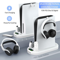 Support de charge multifonction pour PS5 avec base de refroidissement en ABS – Accessoires de jeu intelligents pour manettes, approvisionnement transfrontalier