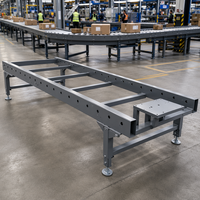 Ensamblaje de Estructura de Transportador de Rodillos Directo de Fábrica |   Fabricación de Acero Soldado de Alta Resistencia para el Transporte de Materiales a Granel