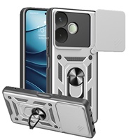 Coque de protection en TPU pour téléphone portable A-OP-PO-A5-Pro-5G Shun avec fenêtre de poussée de fête étrangère et support de poignée intégré