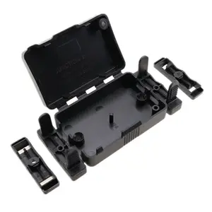 CE IP30 waterproof Black White box plastic PP Housing 4 pole connector box available for 4 ways terminal connector
