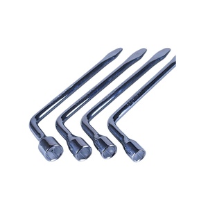 Clé à douille en L 17-24 mm en acier à haute teneur en carbone, clé à douille hexagonale pour pneus, outil de réparation automobile, directement de l'usine, OEM/ODM - Product Image 1