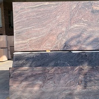 Dalle de pierre de granit flammé poli aiguisé pour panneau mural carreaux de sol de comptoir de cuisine décoration de la maison projet pierre tombale