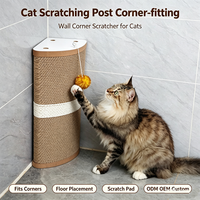 Rascador para Gatos en Forma de L para Esquinas de Pared, Cartón Corrugado, Cinta Nano Reemplazable, Almohadilla para Rascar, Protección de Muebles de Interior