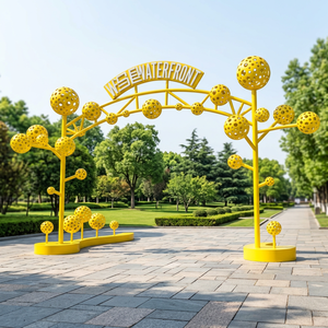 Yellow Butterfly Theme Pirate Ship Ride <b>Outdoor</b> <b>Amusement</b> <b>Equipment</b> Fiberglass Steel Swing for Shopping Mall Family Park - Product Image 3