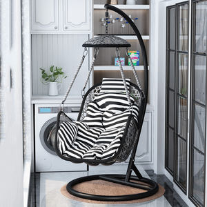 <span class=keywords><strong>Fauteuil</strong></span> œuf <span class=keywords><strong>suspendu</strong></span> Offre Spéciale siège <span class=keywords><strong>unique</strong></span> jardin rotin patio balançoire avec coussin - Product Image 4